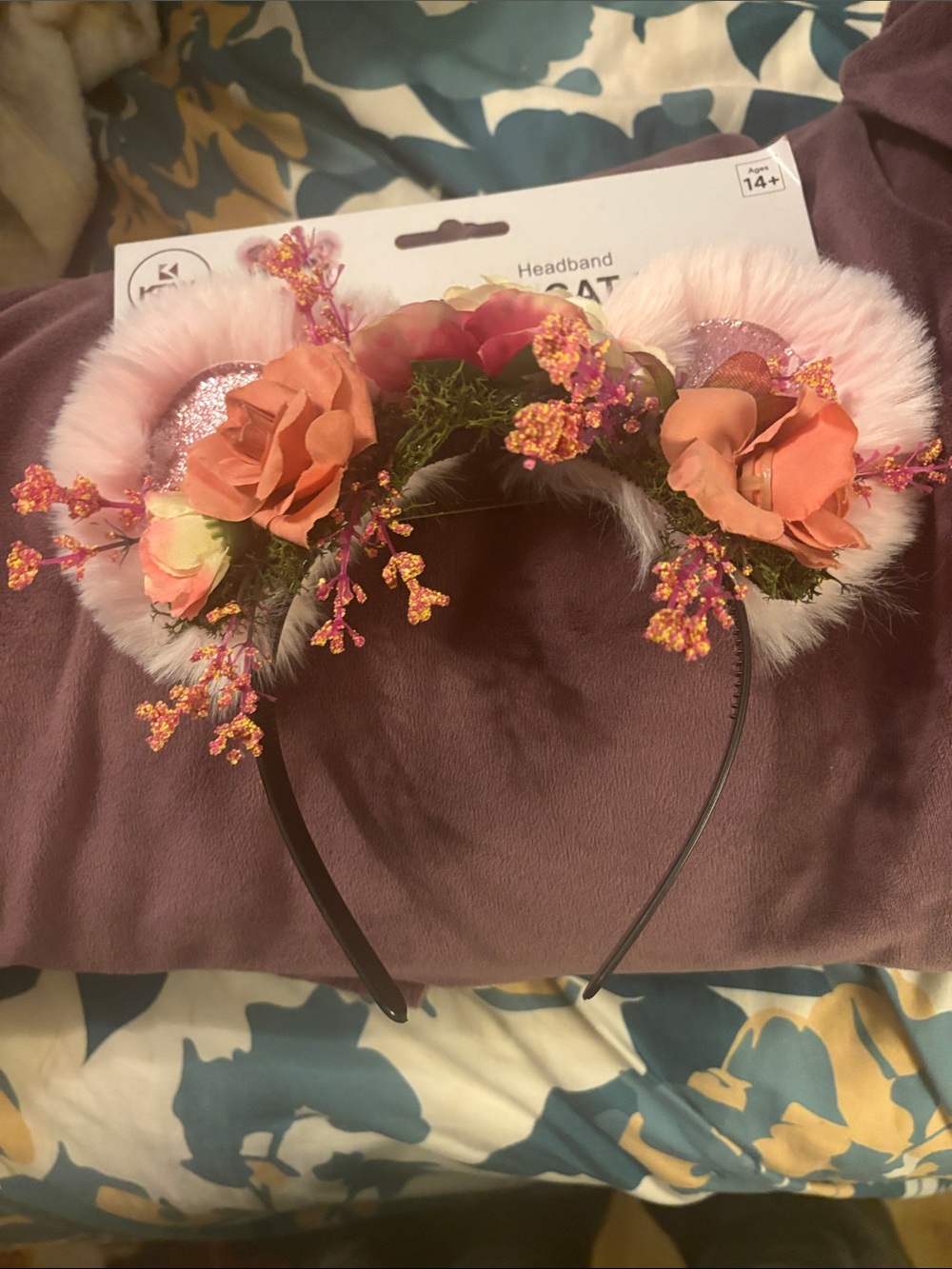 Furry cat ears